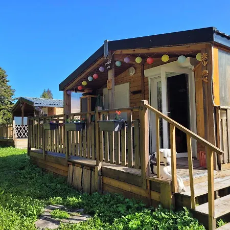 キャンプ場 Chalet Des Cimes Numero 46 シャンルッス